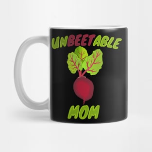 Unbeetable Mom Beet Design Mug